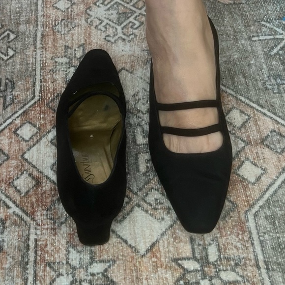 YSL authentic Vintage black suede slip on shoes - Picture 11 of 11